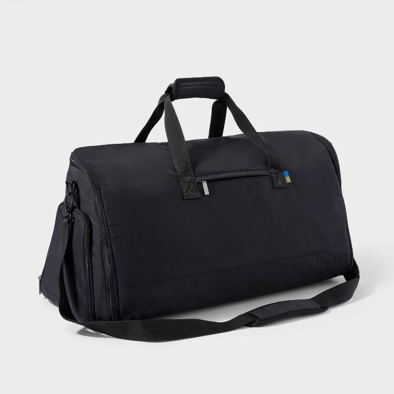 slide 1 of 6, Garment Duffel Bag Black - Open Story™️, 1 ct