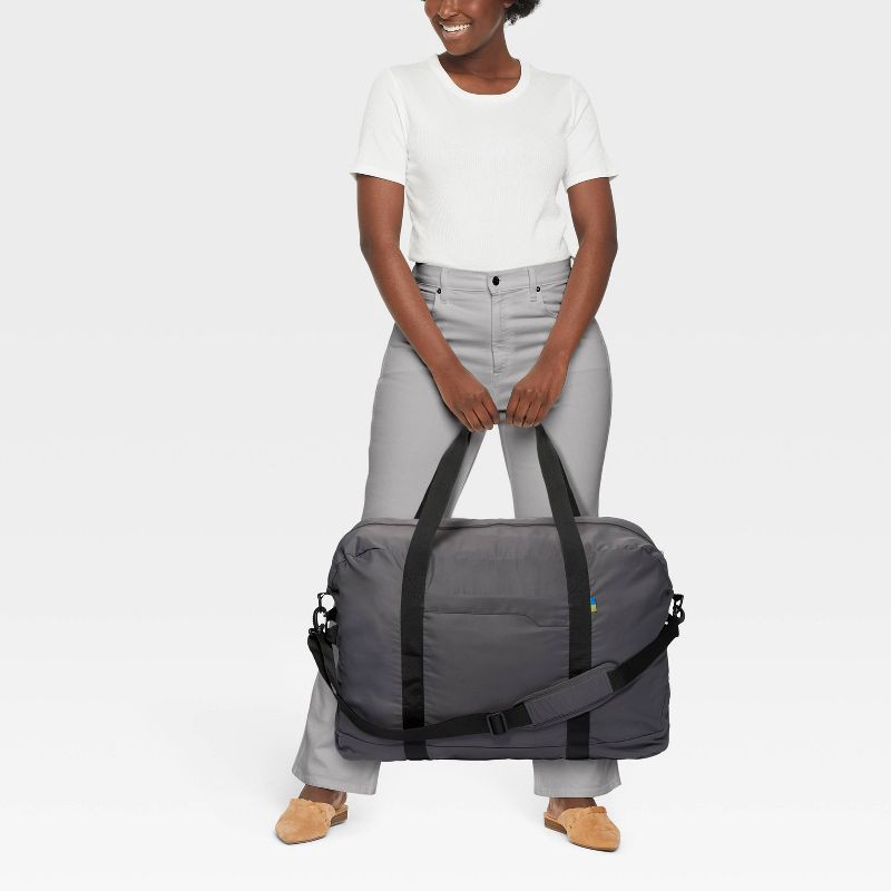 slide 2 of 5, Packable 100L Duffel Bag - Open Story™ Gray: Travel Luggage, Water-Resistant, 100 liter