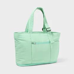Puffer Expandable Weekender Bag - Open Story™ Sage Green: Travel Softside Carry On