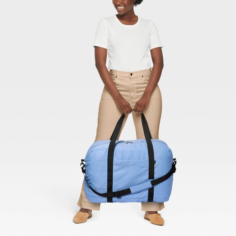 slide 2 of 5, Packable 100L Duffel Bag - Open Story™ Blue: Softside Travel Carry-On, 100 liter