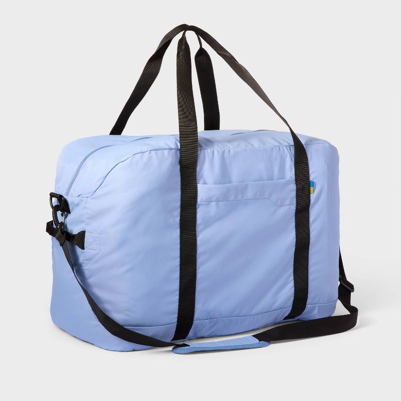 slide 1 of 5, Packable 100L Duffel Bag - Open Story™ Blue: Softside Travel Carry-On, 100 liter