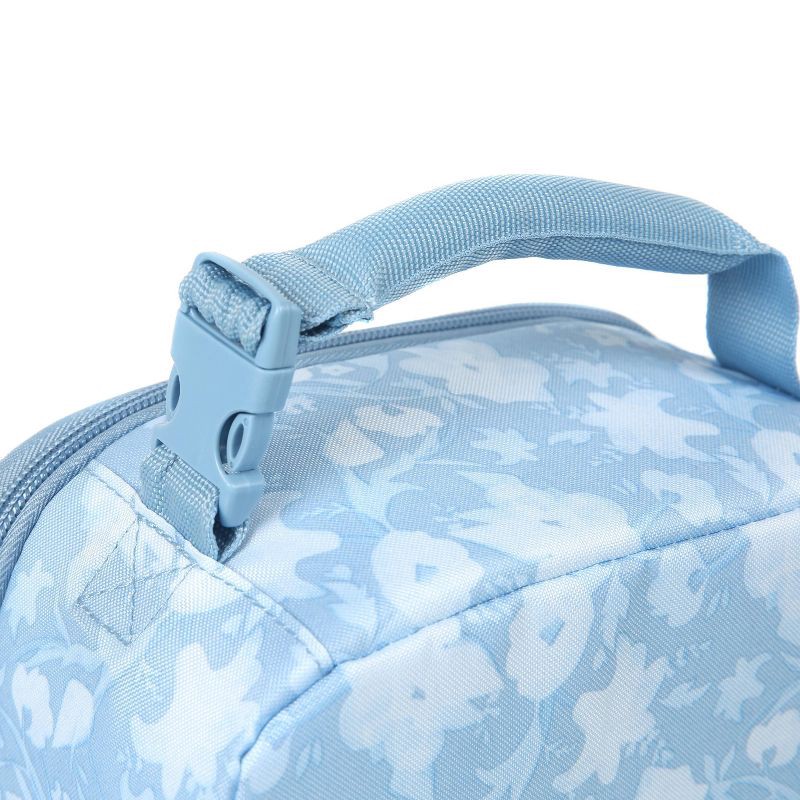 slide 7 of 14, Fulton Bag Co. Upright Lunch Bag - Powder Blue Floral, 1 ct