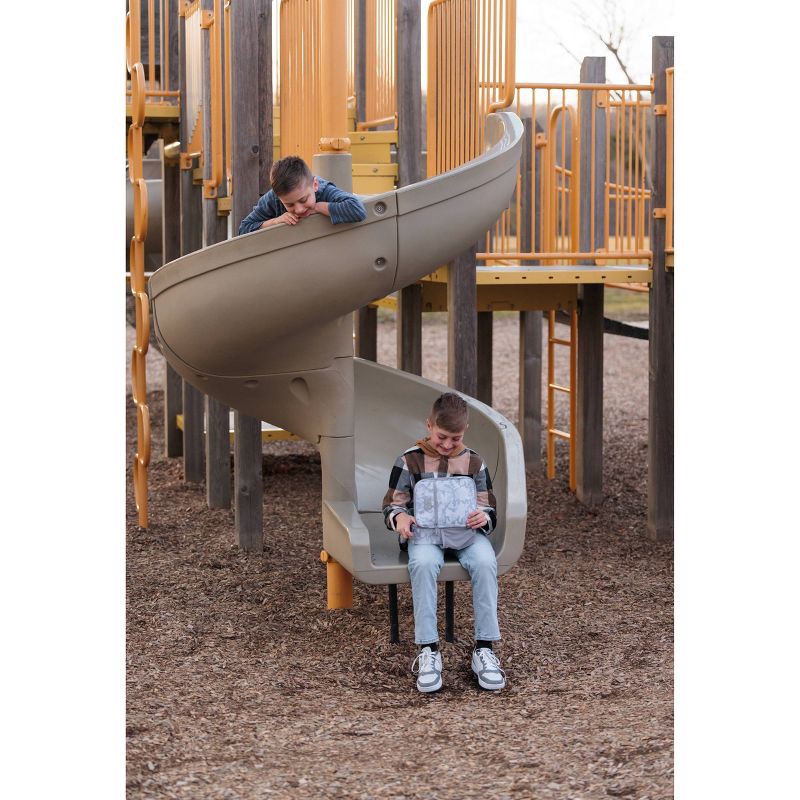 slide 13 of 13, Fulton Bag Co. Upright Lunch Bag - Gray Camo: BPA-Free Polyester Molded Carrier, 1 ct