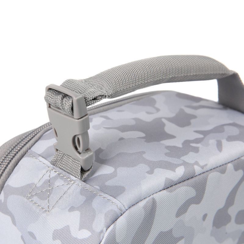 slide 6 of 13, Fulton Bag Co. Upright Lunch Bag - Gray Camo: BPA-Free Polyester Molded Carrier, 1 ct