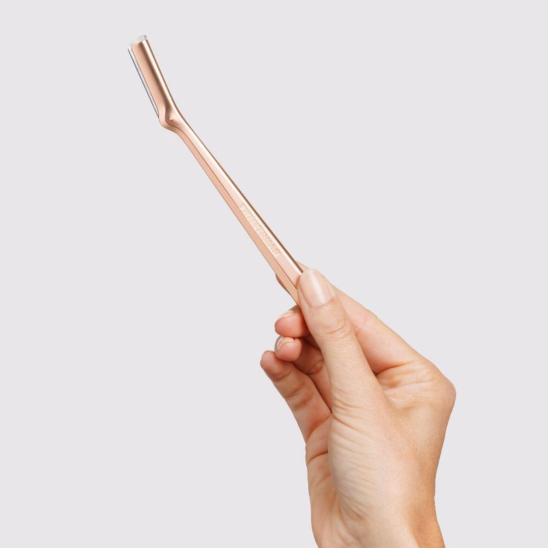 slide 7 of 9, Tweezerman Facial Razor - Rose Gold, 1 ct