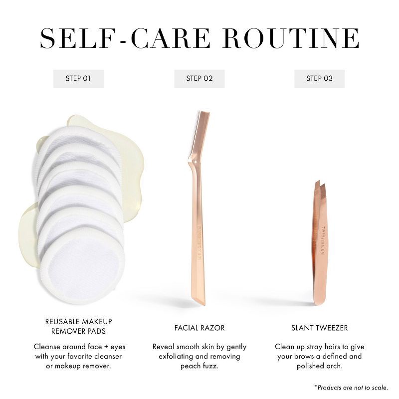 slide 8 of 9, Tweezerman Facial Razor - Rose Gold, 1 ct