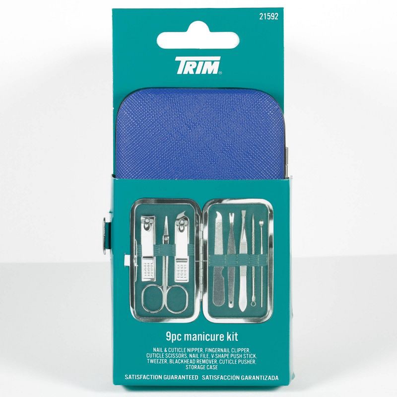 slide 1 of 5, Trim Travel Manicure Kit - 9pc, 9 ct