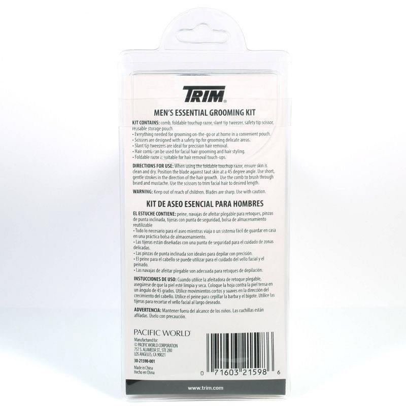 slide 2 of 4, Trim Men's Essential Grooming Kit - 5pc, 5 ct