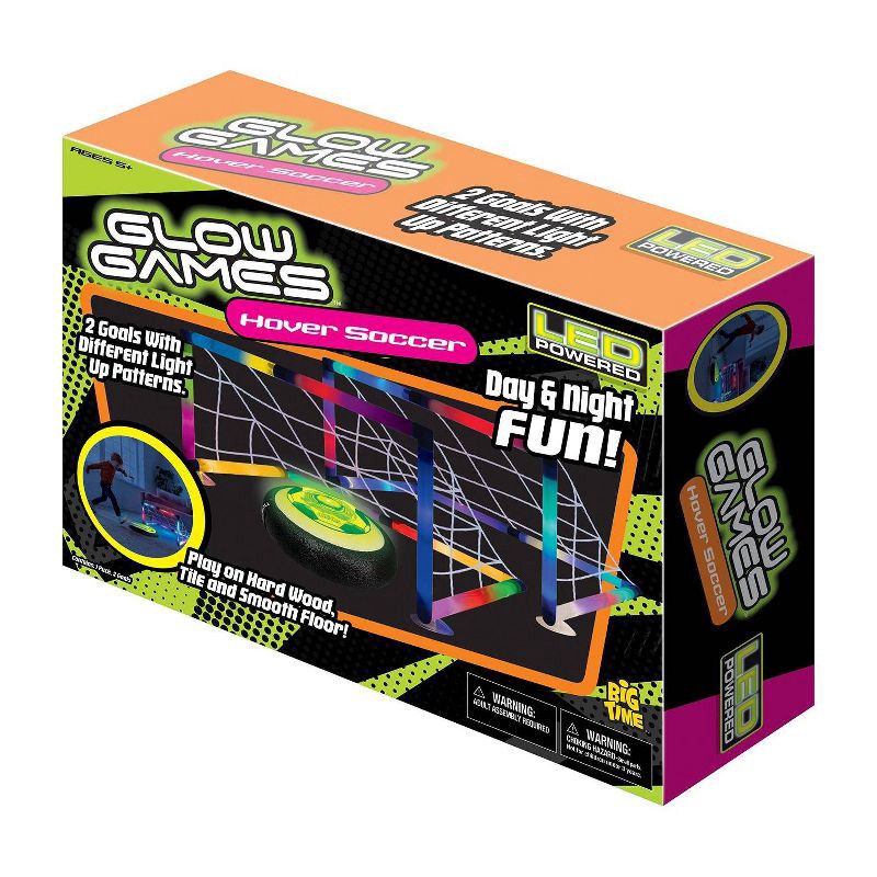slide 1 of 6, Glow Games Hover Soccer Sports Set: Toy Sports Set with Net for Kids, 1 ct