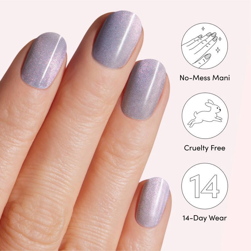 slide 6 of 7, Dashing Diva Glaze Semi-Cured Gel Nail Polish Strips - Baila con Fuego - 32ct, 32 ct