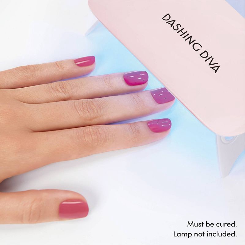 slide 7 of 7, Dashing Diva Glaze Semi-Cured Gel Nail Polish Strips - Baila con Fuego - 32ct, 32 ct