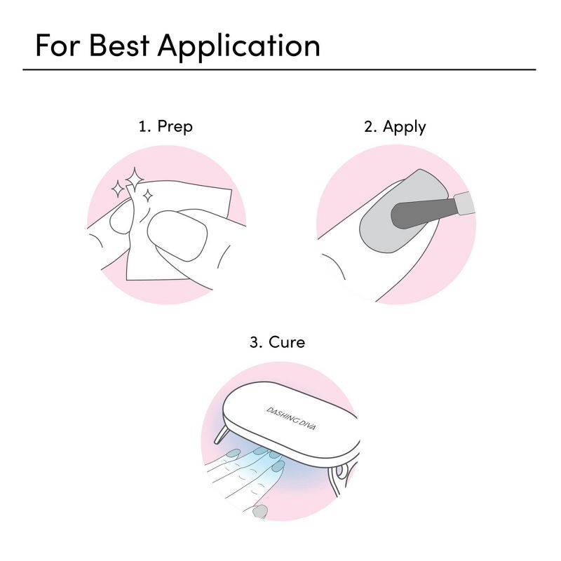 slide 5 of 10, Dashing Diva One Gel Color Nail Polish Starter Kit - Daikon - 8ct, 8 ct