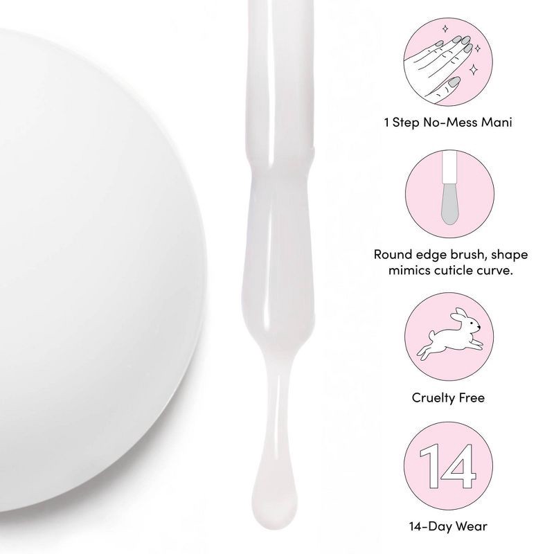 slide 7 of 10, Dashing Diva One Gel Color Nail Polish Starter Kit - Daikon - 8ct, 8 ct