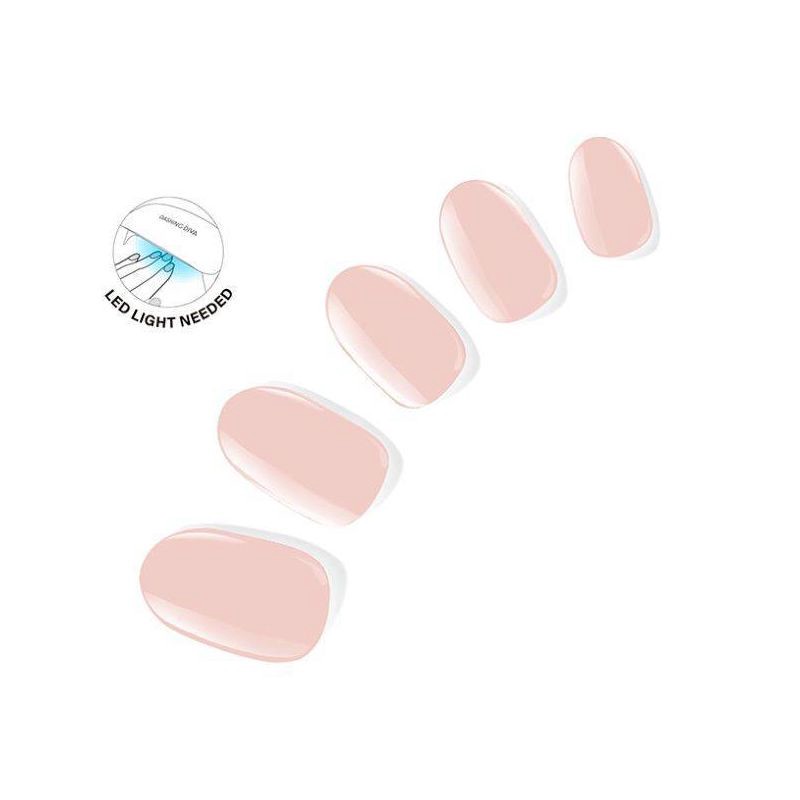 slide 3 of 8, Dashing Diva Glaze Color Semi-Cured Gel Nail Polish Strips - Aristocrat - 32ct, 32 ct