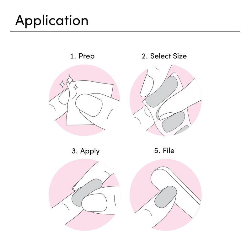 slide 5 of 7, Dashing Diva Gloss Gel Nail Polish Strips - Fluer Flair - 32ct, 32 ct