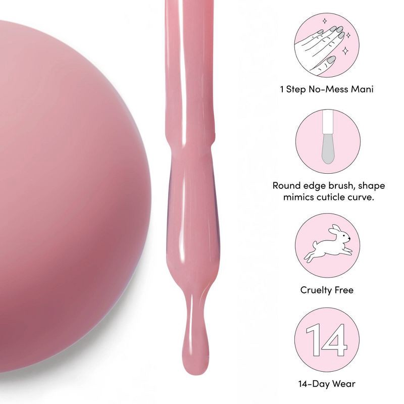 slide 5 of 8, Dashing Diva One Gel Color Nail Polish - Dolly - 10ml, 10 ml