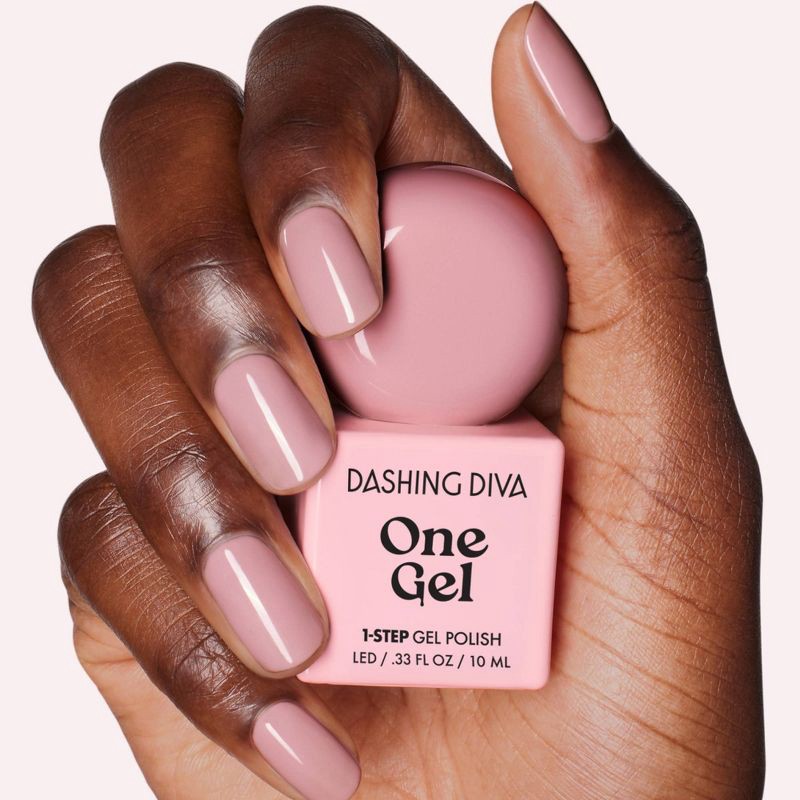 slide 6 of 8, Dashing Diva One Gel Color Nail Polish - Dolly - 10ml, 10 ml
