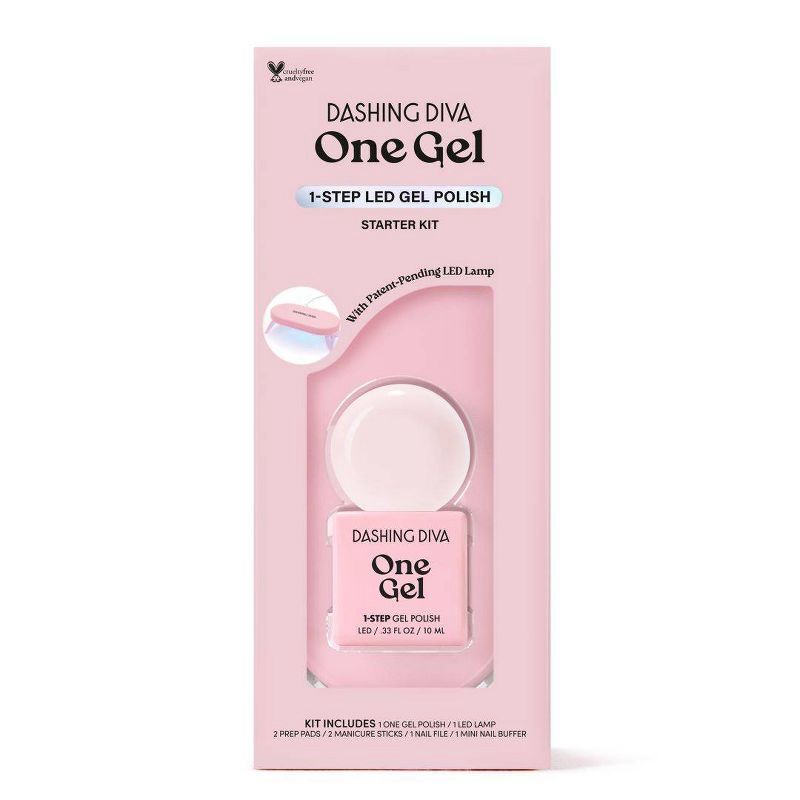 slide 1 of 9, Dashing Diva One Gel Color Nail Polish Starter Kit - Aristocrat - 8ct, 8 ct