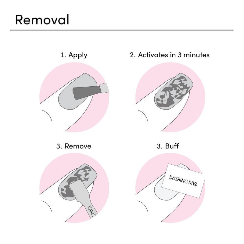 slide 5 of 9, Dashing Diva One Gel Magic Off Nail Polish Remover - 11.5ml, 11.5 ml