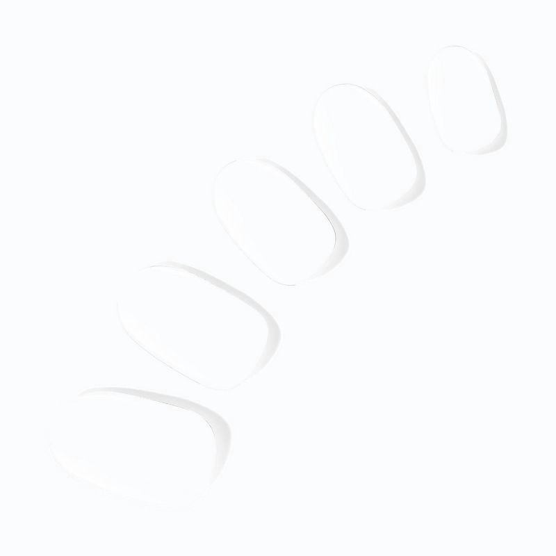 slide 2 of 8, Dashing Diva Mani/Pedi Gloss Nail Art - White Flag - 54ct, 54 ct