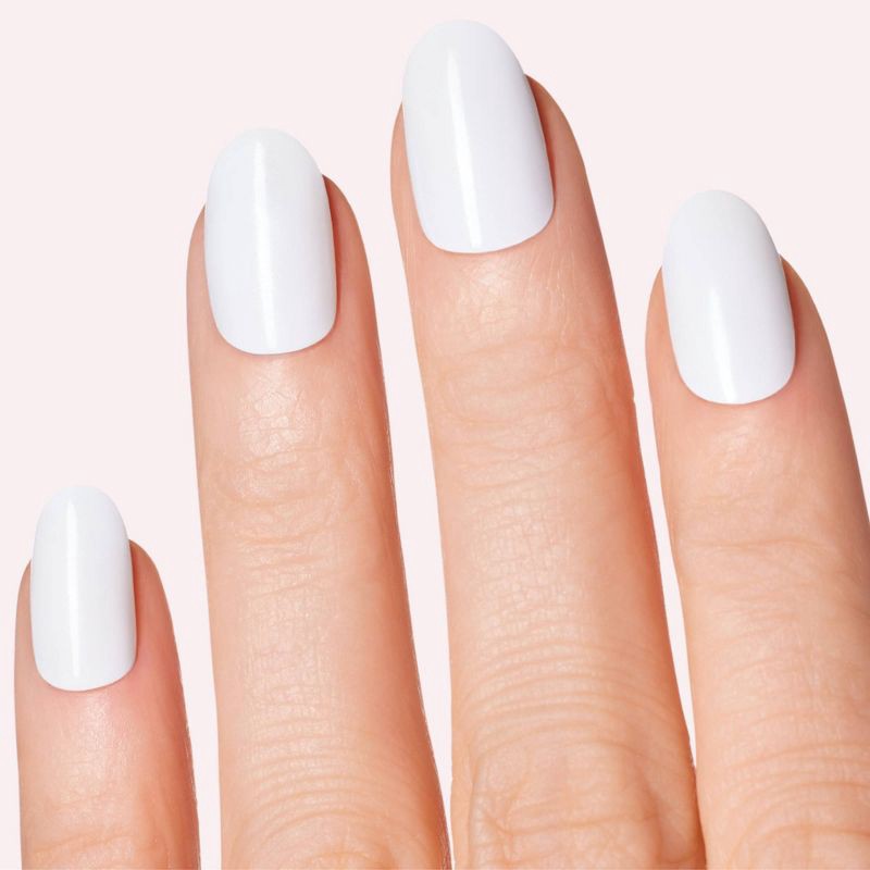 slide 3 of 8, Dashing Diva Mani/Pedi Gloss Nail Art - White Flag - 54ct, 54 ct