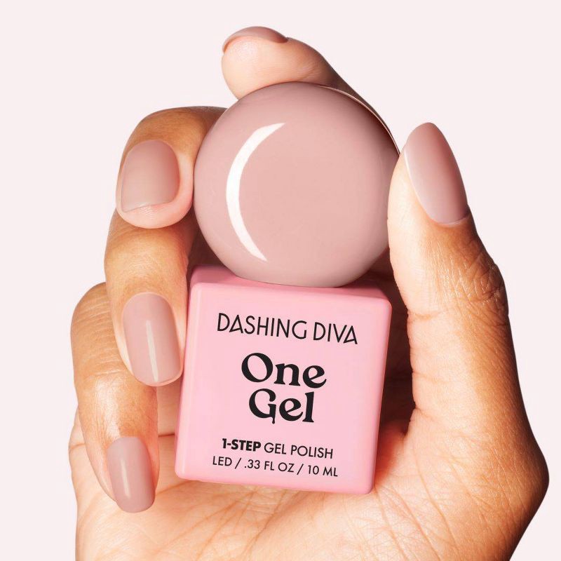slide 6 of 8, Dashing Diva One Gel Color Nail Polish - Kitten - 10ml, 10 ml