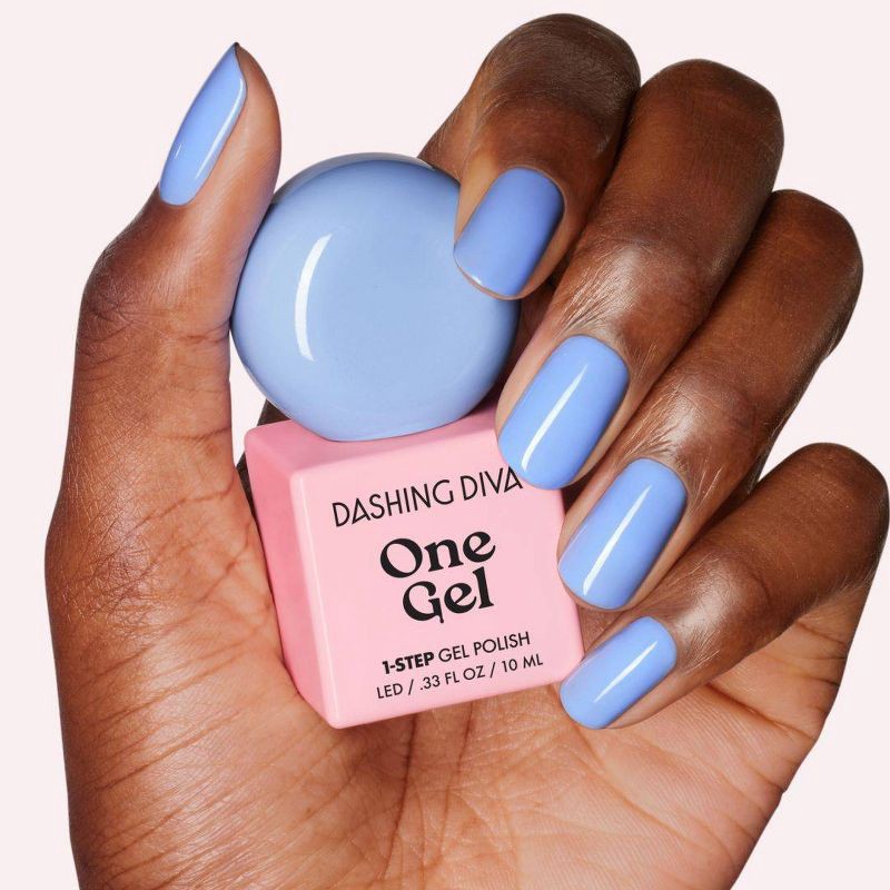 slide 6 of 8, Dashing Diva One Gel Color Nail Polish - Birdie - 10ml, 10 ml