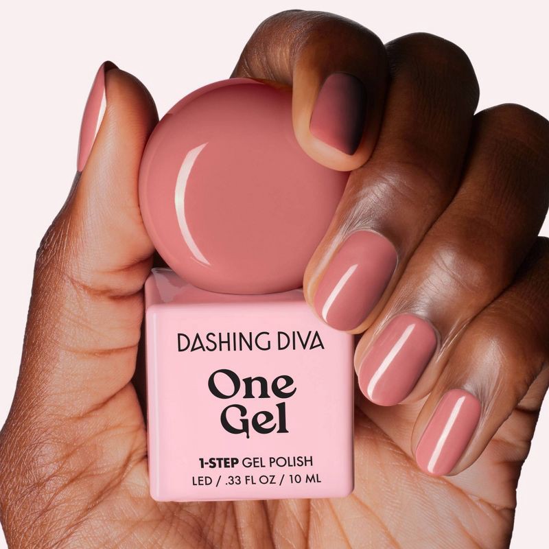 slide 6 of 8, Dashing Diva One Gel Color Nail Polish - Merit - 10ml, 10 ml