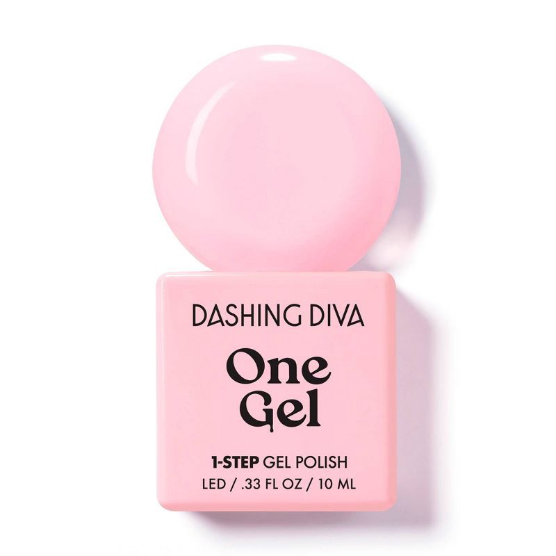 slide 1 of 8, Dashing Diva One Gel Color Nail Polish - Attitude - 10ml, 10 ml