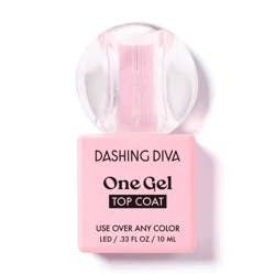 Dashing Diva One Gel Top Coat Nail Polish - 10ml