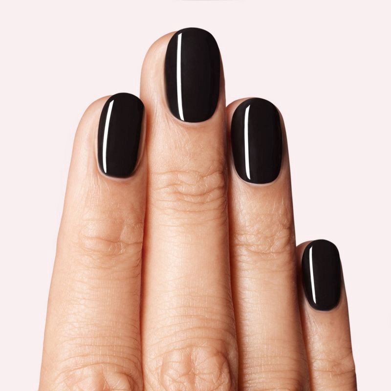 slide 2 of 8, Dashing Diva One Gel Color Nail Polish - Real Black - 10ml, 10 ml