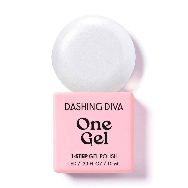 slide 1 of 8, Dashing Diva One Gel Color Nail Polish - Frost - 10ml, 10 ml