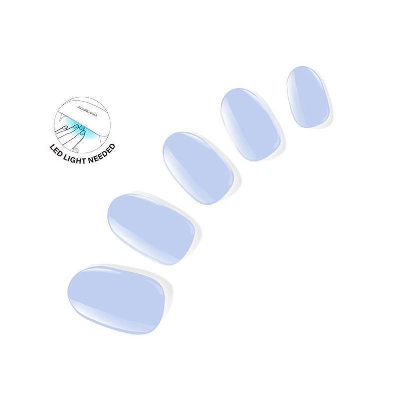 slide 2 of 8, Dashing Diva Glaze Color Semi-Cured Gel Nail Polish Strips - Birdie - 32ct, 32 ct