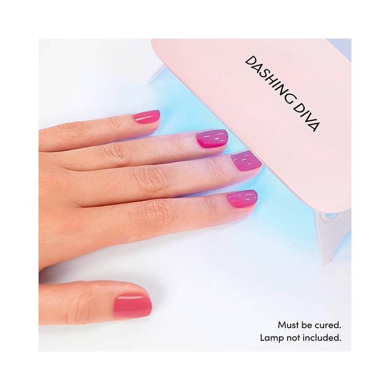 slide 7 of 8, Dashing Diva Glaze Color Semi-Cured Gel Nail Polish Strips - Birdie - 32ct, 32 ct