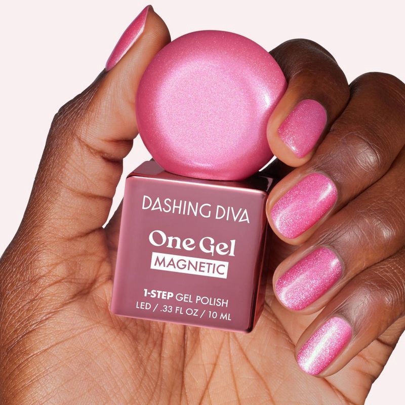 slide 6 of 9, Dashing Diva One Gel Magnetic Nail Polish - Bang Bang - 10ml, 10 ml