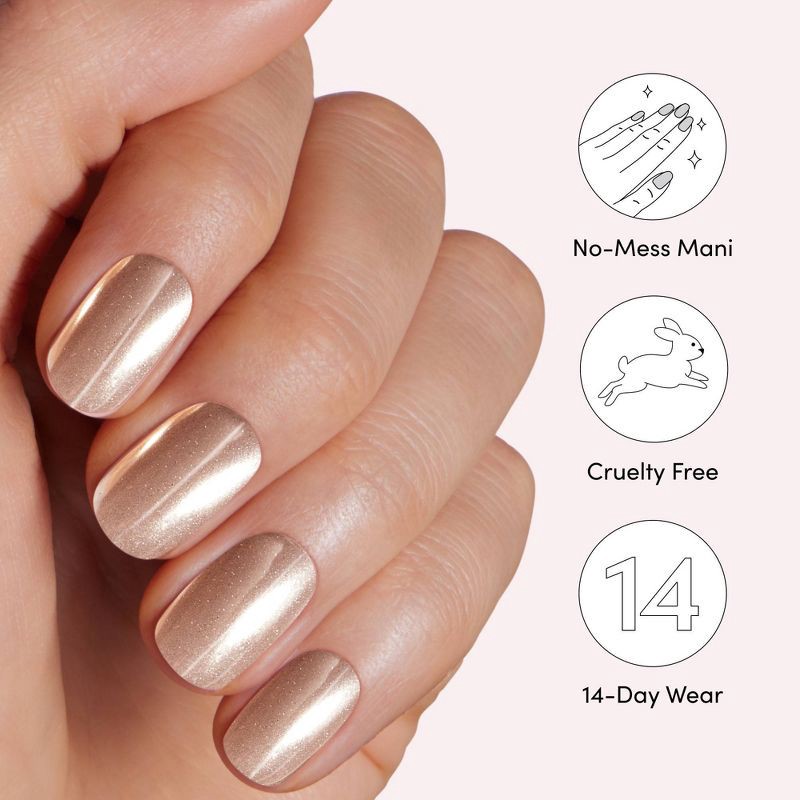 slide 7 of 8, Dashing Diva Chrome Powder Kit - Bronze Chrome - 3ct, 3 ct