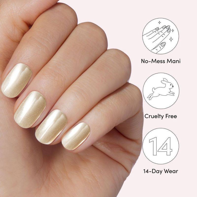 slide 6 of 8, Dashing Diva Chrome Powder - Soft Gold Chrome - 1.5gm, 1 ct