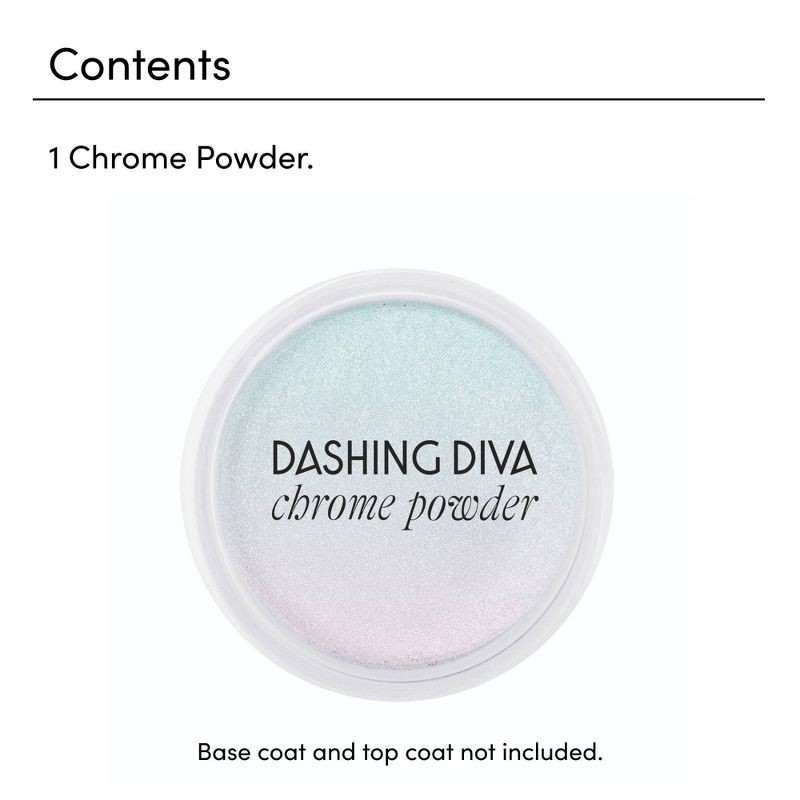 slide 5 of 7, Dashing Diva Chrome Powder - Iridescent Red - 1.5gm, 1 ct