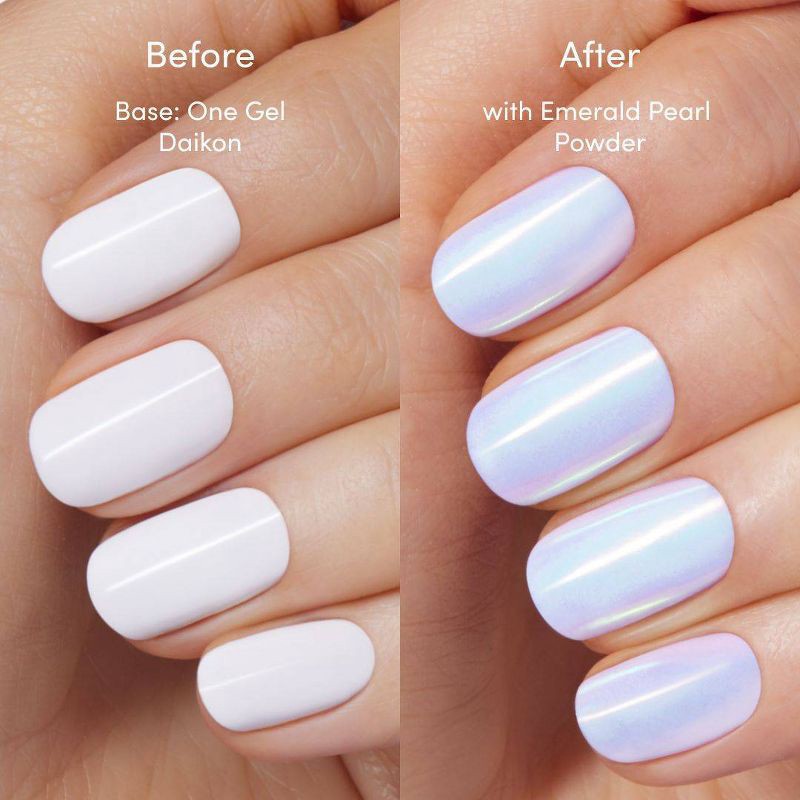 slide 4 of 9, Dashing Diva Chrome Powder Kit - Emerald Pearl - 3ct, 3 ct