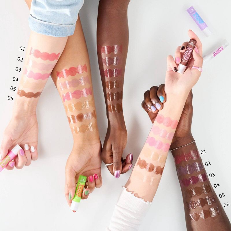 slide 8 of 10, essence Juicy Bomb Glossy Butter Balm 05 Choco-Lot To Handle - 0.08oz, 0.08 oz