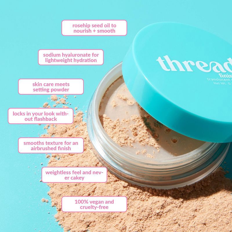 slide 11 of 12, Thread Blurring Loose Setting Powder - Light - 0.17oz, 0.17 oz
