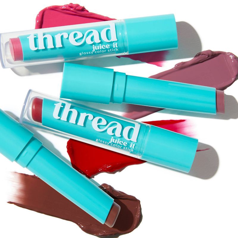 slide 4 of 7, Thread Juicy Lip Tint - Playful - 0.09oz, 0.09 oz