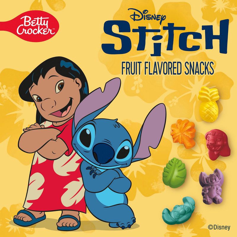 slide 2 of 7, Betty Crocker Fruit Shapes Lilo & Stitch Fruit Snacks - 8oz/10ct, 10 ct; 8 oz