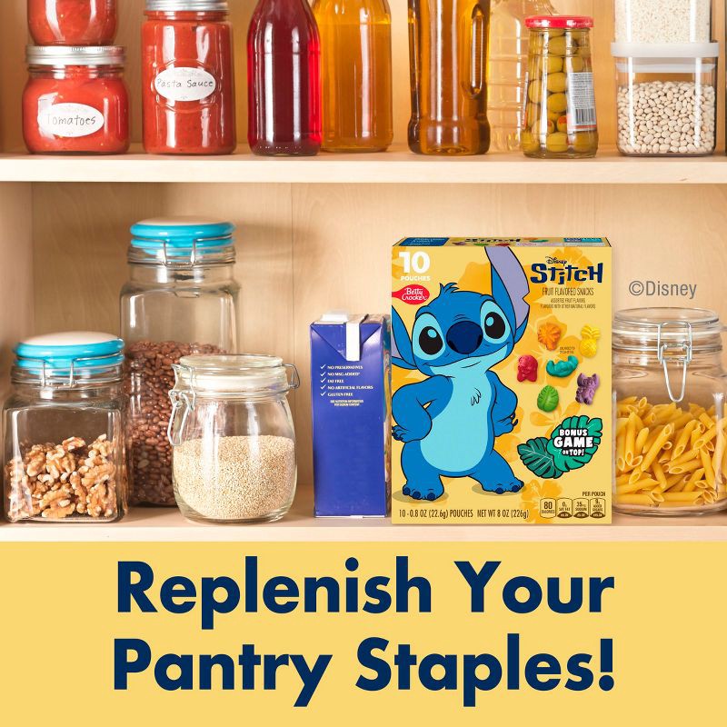 slide 6 of 7, Betty Crocker Fruit Shapes Lilo & Stitch Fruit Snacks - 8oz/10ct, 10 ct; 8 oz