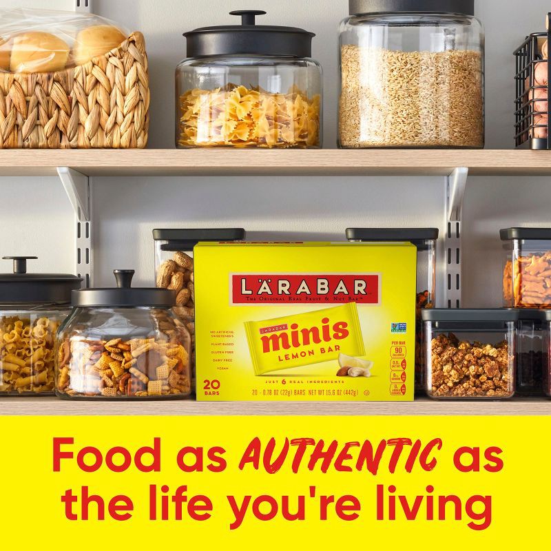 slide 8 of 9, Larabar Lemon Minis Snack Bars - 15.6oz/20ct, 15.6 oz, 20 ct
