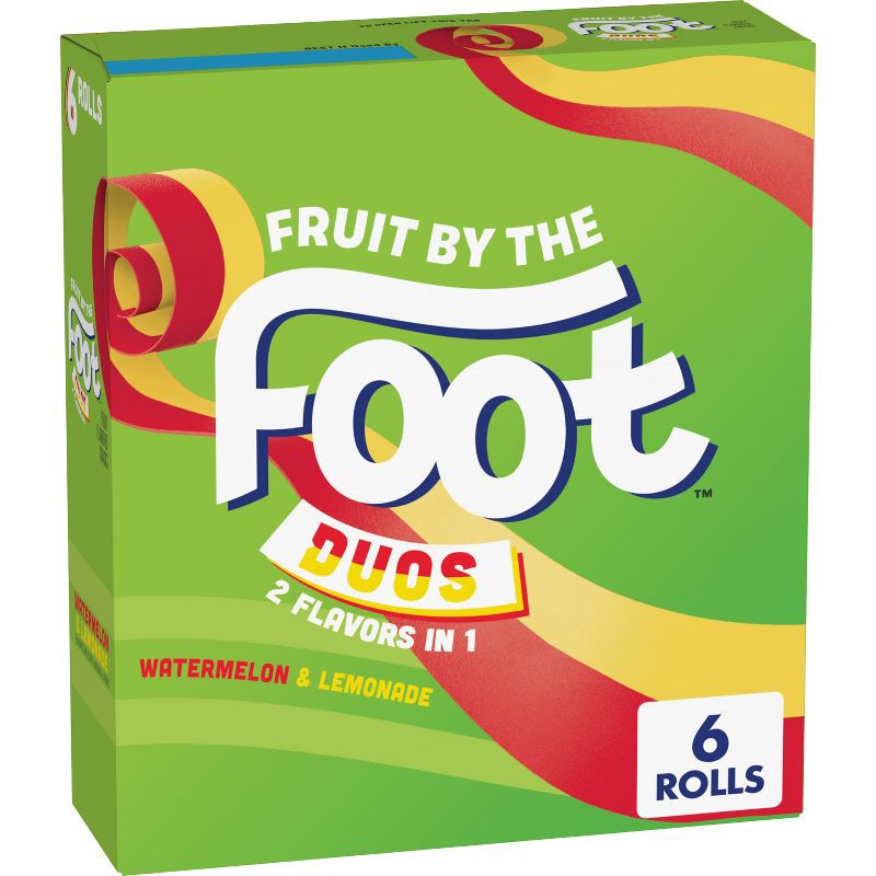 slide 1 of 10, Fruit by the Foot Duos Fruit Snacks Watermelon & Lemonade - 4.5oz/6ct, 6 ct; 4.5 oz