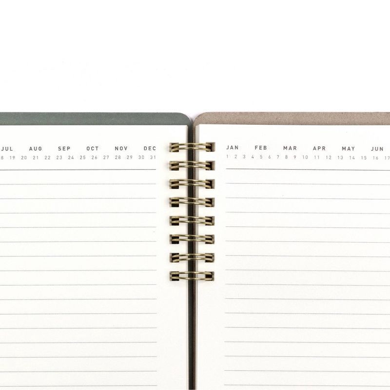 slide 7 of 10, Altitude 160pg Ruled Journal with Folder Cover 7"x9" Dark Sage Arch, 1 ct