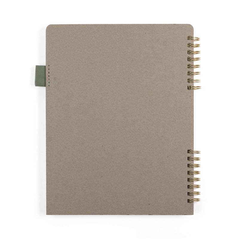 slide 10 of 10, Altitude 160pg Ruled Journal with Folder Cover 7"x9" Dark Sage Arch, 1 ct