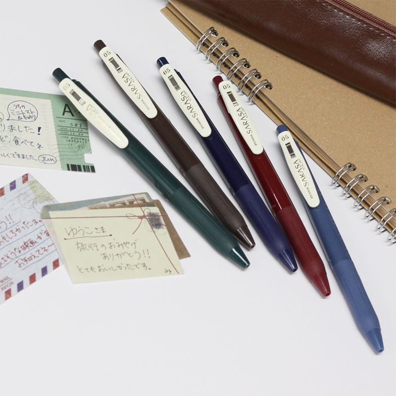 slide 4 of 7, Zebra Sarasa Vintage 5pk, 5 ct