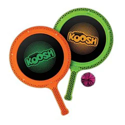 Koosh Double Paddles: Paddleball Set for Kids, Outdoor Game Adventure